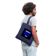 Load image into Gallery viewer, Positively PMan Tote Bag - navy