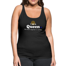 Load image into Gallery viewer, &quot;Queen&quot; Women’s Premium Tank Top - black