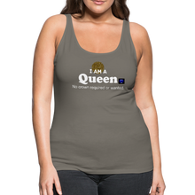 Load image into Gallery viewer, &quot;Queen&quot; Women’s Premium Tank Top - asphalt gray