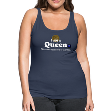 Load image into Gallery viewer, &quot;Queen&quot; Women’s Premium Tank Top - navy