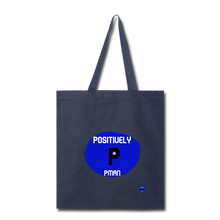 Load image into Gallery viewer, Positively PMan Tote Bag - navy